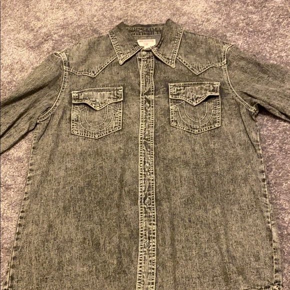 True Religion Long Sleeve Button Down - Picture 2 of 6